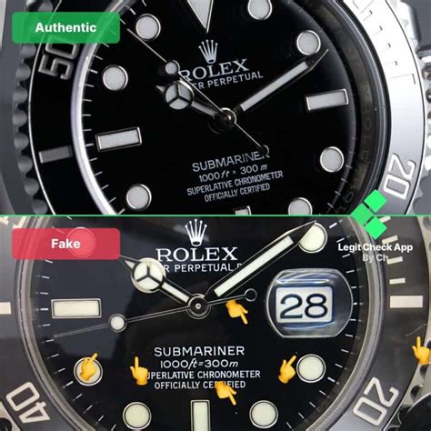 rolex submariner date fake vs real|rolex submariner knockoff watches.